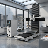 Machine de gravure CNC verticale 5 axes 1525, haute rigidité, performances fiables pour les sculptures rondes complexes de grande taille, travaux de modélisation 3D