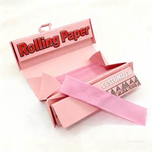 Papel de Enrolar Personalizado com Seu Logo, Papel de Enrolar Orgânico Natural Tamanho King Size - Product Image 1