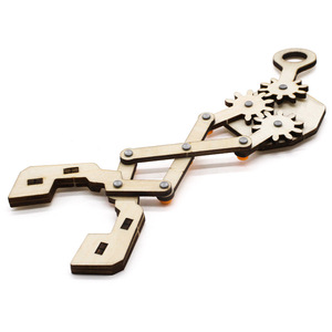 Wooden Mechanical Hand Kit Manual Assembly STEM Educational Toy For Kids Age 7-9Y Science Engineering <b>Model</b> <b>Building</b> - Product Image 4