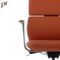 Chaise de bureau de direction moderne de haute qualité, dossier moyen, en cuir synthétique, pour femmes asiatiques, avec roulettes pivotantes