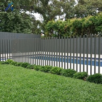 Panneaux de clôture décoratifs d'extérieur en alliage d'aluminium et acier inoxydable - Robustes, élégants, résistants à la rouille, design moderne, pour balcon d'hôtel
