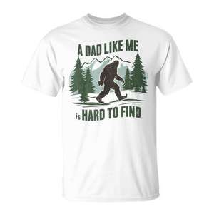 Camiseta Sasquatch Fathers Day Bigfoot, camiseta gráfica informal para hombre - Product Image 1