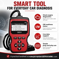Lector de Códigos OBD2 V320 OLIVER, Conectividad Cableada para Automóviles, Detección de Fallas en el Automóvil, Herramienta de Diagnóstico de Fallas del Motor