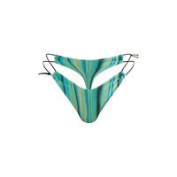 Ensemble de bikini licou rayé à la mode