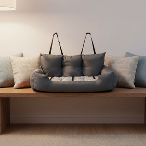 Wasserdichtes Autobett mit Schutzauflage für Haustiere, Fleckenresistent und Abnehmbar, Auch als Katzen- oder Hundebett Verwendbar - Product Image 4