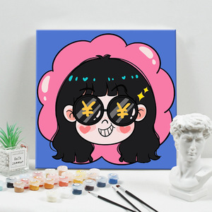 Kit de Pintura por Números, Estilo Impresionista, Kit de Pintura al Óleo para Hacerlo Uno Mismo, Lienzo al Óleo, Arte de Pared, Pintura por Números Personalizada de Diseñador, 30*40cm - Product Image 2