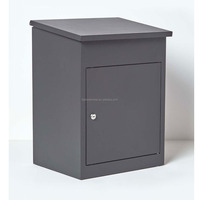 Boîte aux lettres de livraison de colis, sur mesure, américain, élégant, extérieur, antirouille, boîte aux lettres intégrée