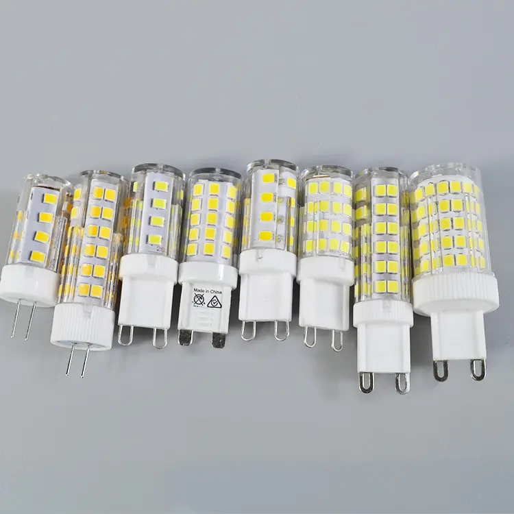 2700K Warm White AC120V 220V G9 Bipin Base LED Bulbs for Chandelier Light 0-100% Dimmable No Flicker G9 LED Bulb Dimmable 5W