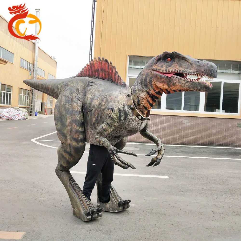 Kostum Dinosaurus untuk Dijual Kustom Realistis Berjalan Hewan Animatronik Mainan Murah Dinosaurus Dinosaurus Sistem Kontrol Yang Dapat Diprogram <5