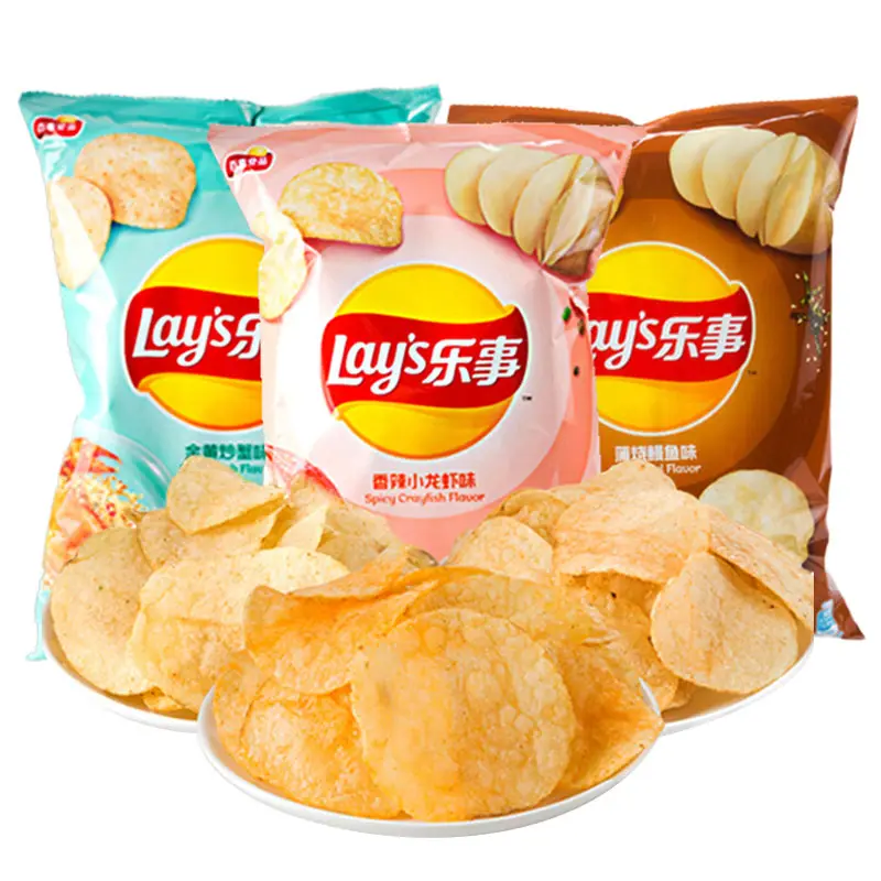 Best Verkopende Lays Snack Legt Chips 70G Smakelijke Gezonde Snack Zoete Aardappelchips