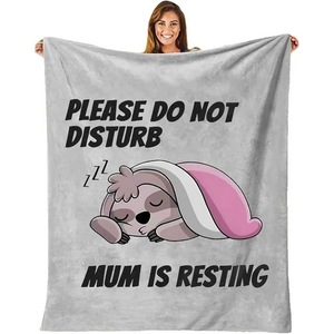 Gray Sloth Under <b>Couch</b> Resting Flannel Blanket <b>Throw</b> Blanket Nap Blanket Lightweight Breathable <b>for</b> Bedroom Living Room YH-MT-16 - Product Image 1