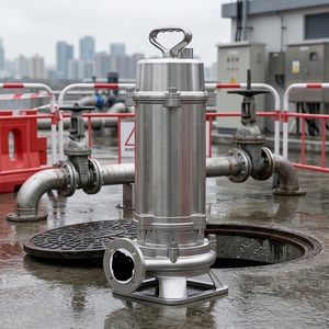 Pompe submersible anti-explosion en acier inoxydable série SUOU WQ-G pour eaux usées, bride standard, 0,75 kW-15 kW - Product Image 5