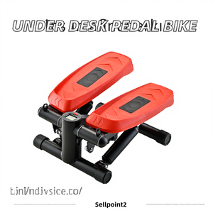 Pédalier <span class=keywords><strong>elliptique</strong></span> en acier pour exercices sous le bureau avec stabilisateur de jambes, appareil multifonctionnel pour la maison, équipement de fitness intérieur - Product Image 2
