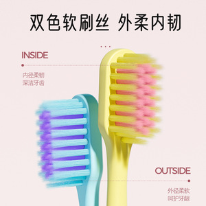 Brosse à dents à poils doux pour adultes, 0,15 mm, poils doux de haute qualité pour usage domestique - Product Image 4