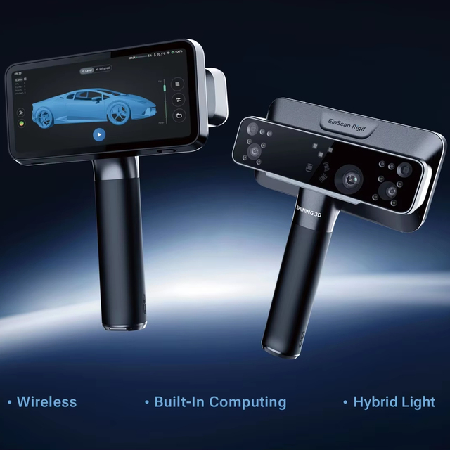 Shining EinScan Rigil 3D Detachable Handheld Scanner All-In-One Scanning System Dynamic Tracking Metrlogyfor 3D PRINTER