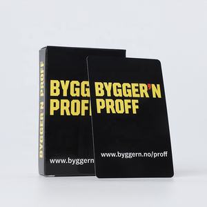 Desain kustom kualitas terbaik kertas seni 300gsm kustom cetak iklan kartu bermain poker untuk promosi - Product Image 6