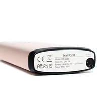 Perceuse à ongles numérique intelligente 35000 tr/min, outil de manucure électrique professionnel portable rechargeable