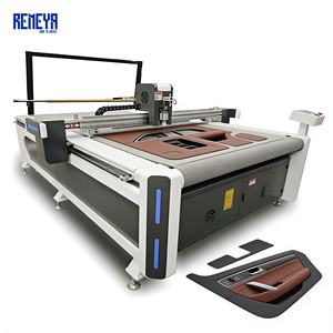 Machine de découpe de tissu à couteau droit en mousse EVA pour intérieur de voiture avec caméra CCD numérique REMEYA - Product Image 1