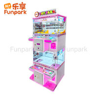Funpark Mini Metal English Crane Claw Máquina de juegos que funciona con monedas Arcade para cuatro personas con 1 año de garantía 110/220V