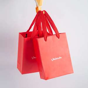Bolsas de Papel Blancas de Lujo Impresas Personalizadas al por Mayor, Bolsas de Regalo Resistentes para Compras en Tiendas y Boutiques con Cinta - Product Image 4