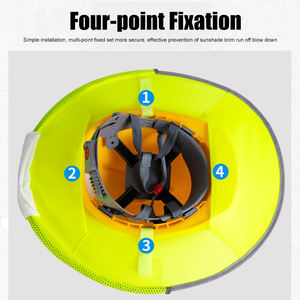 ZUJA 야외 작업 냉각 하드 모자 태양 베일 헬멧 목 얼굴 그늘 전체 챙 메쉬 태양 그늘 보호 모자 태양 베일 - Product Image 4