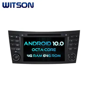 WITSON ตัวนำทาง GPS DVD ในรถยนต์แอนดรอยด์10.0,เครื่องเล่นดีวีดีสำหรับรถยนต์แอนดรอยด์ MERCEDES-BENZ E CLASS W211แรม4G รอม64GB Gps