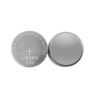 Lir2450h 200mAh 3.7V có thể sạc lại hình trụ Lithium Ion nút di động pin cho smartwatches và tập thể dục trackers - Product Image 1