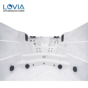 Piscina de Hidromasaje Acrílica de Fábrica, Piscina Spa de 4 Metros, Piscina Spa Grande para Exteriores con WIFI, Bañeras y Jacuzzis - Product Image 4