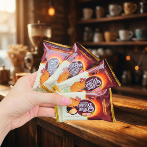 Biscuits Libra Coffee Braka 150g, saveur café croustillant et crémeux, vente en gros directe d'usine, fabricant vietnamien ODM OEM - Product Image 1