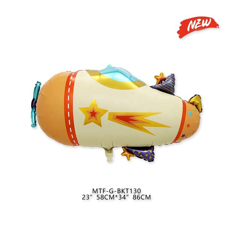 MTF Manufacturing Cartoon Transportation Series Kids Yiwu Helium Balloons for Party Decoration in Bulk