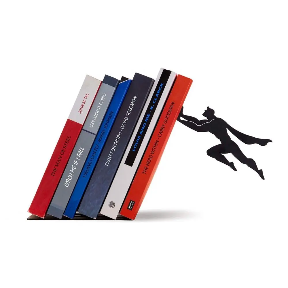 Artori Design Heavy Duty Modern Newest Exclusive Superman Custom Bookends