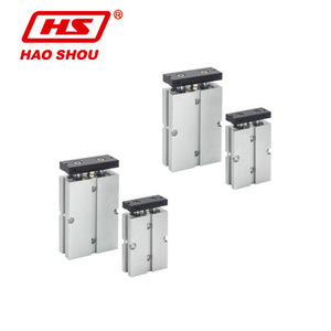 Fabricant de vérins à main de bonne qualité basé à Taïwan, série de vérins à double arbre TN, stock important disponible. Cylindres pneumatiques à doigts - Product Image 1