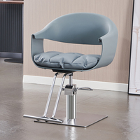 Chaise de barbier en cuir synthétique de conception contemporaine, de haute qualité et à prix abordable, pour salon commercial et usage domestique