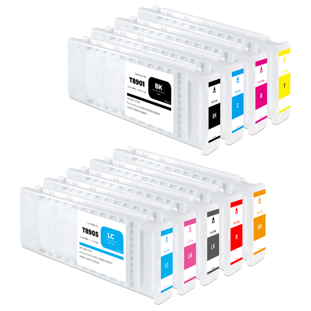 Xcellent 700ml T8901-T8909 Compatible Ink Cartridge with Chip S40600 S60600 S80600 S40670 for EPSON Surecolor S Series Printers
