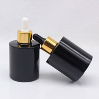 Flacon compte-gouttes rond en verre pour cosmétiques, 30 ml, avec épaule plate, pour huiles essentielles – Offre Spéciale