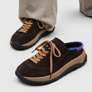 Nouvelle Arrivée 2026 – Sandales Birkenstock Homme en Daim à Semelle Épaisse, Style Rétro Décontracté, Bout Rond, à Lacets, Polyvalentes, Confortables, Durables et Élégantes - Product Image 4