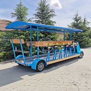 Vélo à bière Surrey à pédales pour 2025, vélo à bière électrique pour touristes, vélo à bière de ville, bus à pédales, pub à vélo - Product Image 1