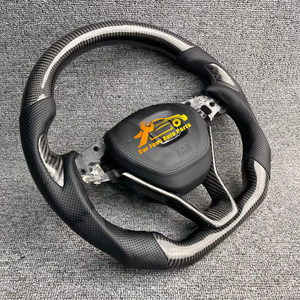 Volant de course en carbone forgé OEM avec mise à niveau des couleurs personnalisables en cuir pour Honda Accord 10th et pour Honda Inspire - Product Image 3