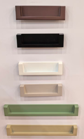 Poignées et boutons de porte en aluminium Galaxy Modern pour armoire de cuisine, commode, hauteur et forme personnalisées, installation facile