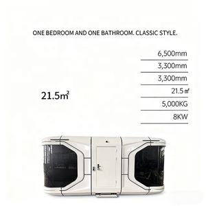 Casa Prefabricada de Contenedor Móvil de 2 Dormitorios, Cápsula Espacial - Product Image 3