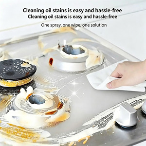 Dégraissant écologique pour <span class=keywords><strong>cuisine</strong></span>, spray puissant pour enlever <span class=keywords><strong>la</strong></span> graisse des fours, des cuisinières et des hottes, nettoyant à action rapide - Product Image 5