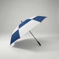 Échantillon Gratuit Parapluie de Golf Personnalisé de Luxe de 30 Pouces, Grande Taille, Coupe-Vent, avec Impression de Logo, Vente en Gros
