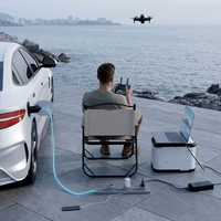 Déchargeur de véhicule 3,6 kW 16 A haute puissance avec prises Schuko et universelles pour la sauvegarde d'alimentation domestique en cas de panne de courant