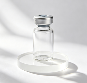 Botellas Pequeñas de Vidrio Borosilicato Transparente con Tapas de Aluminio Plateadas, Envases Herméticos con Cuello Prensado - Product Image 5