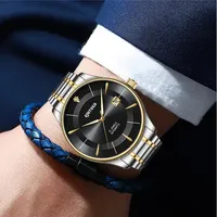 KINYUED J107 Marque lumineuse de qualité Logo personnalisé Squelette Montre automatique Montres-bracelets de luxe pour hommes
