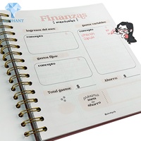 Cahier avec anneau en acier de poinçonnage PU, reliure parfaite, couverture rigide A5 A6 B5 a4, carnet d'exercices pour journal intime, offre spéciale