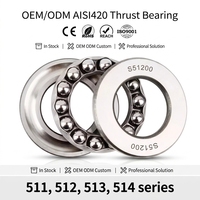 Roulement à billes de haute précision Zoty S51200 10*26*11mm en acier inoxydable 420 résistant à l'usure pour la vente en gros