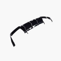 Diffuseur de pare-chocs arrière en ABS noir brillant pour SEAT Leon Cupra ST Estate MK3 5 5F 2017 2019