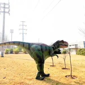 Amusement Park Lifelike Cosplay Popular Realistic Walking Dinosaur Costume Handmade