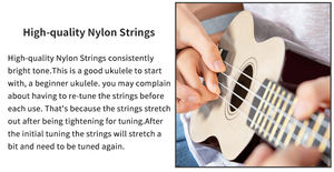 Venta al por mayor precio barato soprano color <span class=keywords><strong>ukelele</strong></span> tilo 21 pulgadas estudiante uku logotipo personalizado de Aiersi marca música hecha en China - Product Image 4